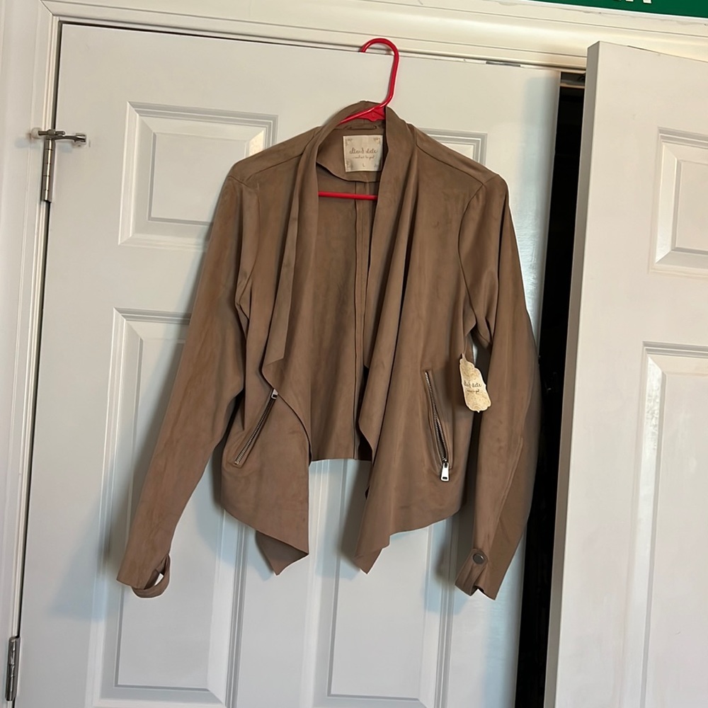 Tan business jacket